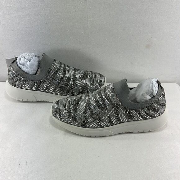 Aqua College Klaire Slip On Studded Zebra Print Sneaker size 6.5 M - Picture 4 of 7